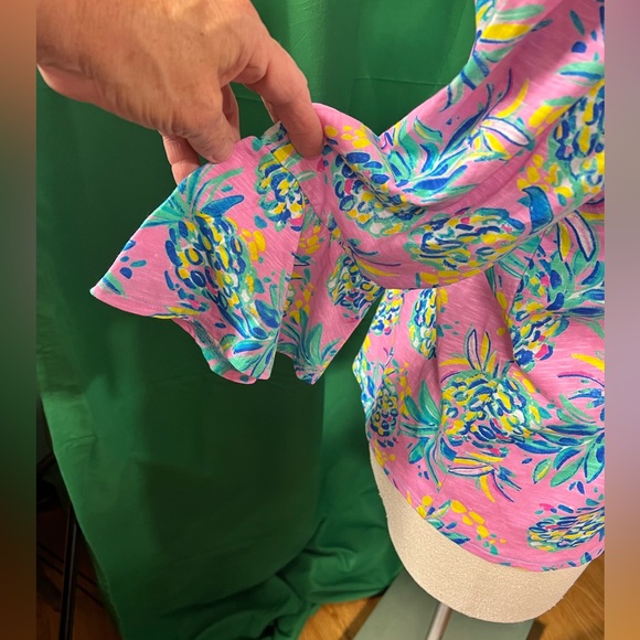 Floral Off-Shoulder Pink Top - Picture 5 of 12